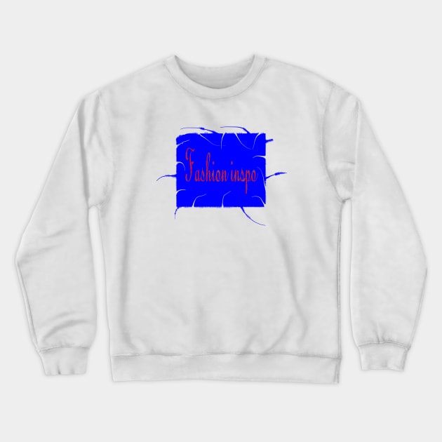 Newest Fashion Inspo Design in Blue Crewneck Sweatshirt by Indie Chille